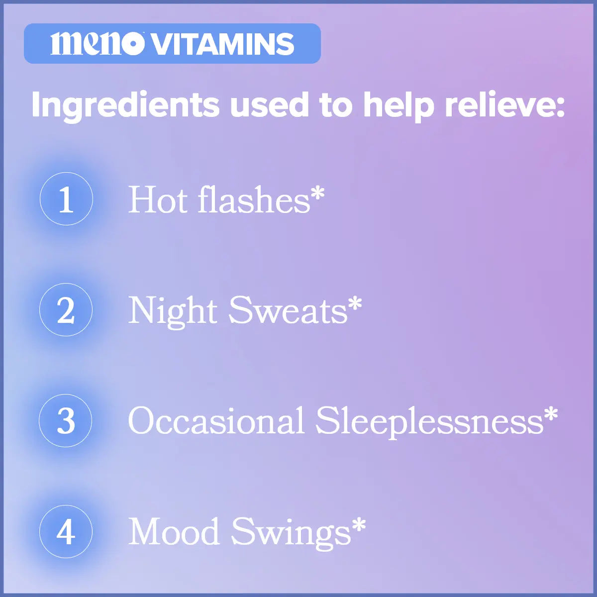 Menopause Supplements with Black Cohosh & Ashwagandha